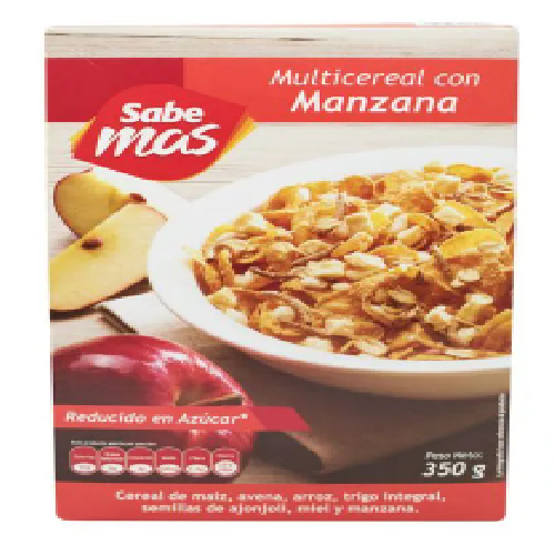 Multicereal Sabemas Manzana - 350 g